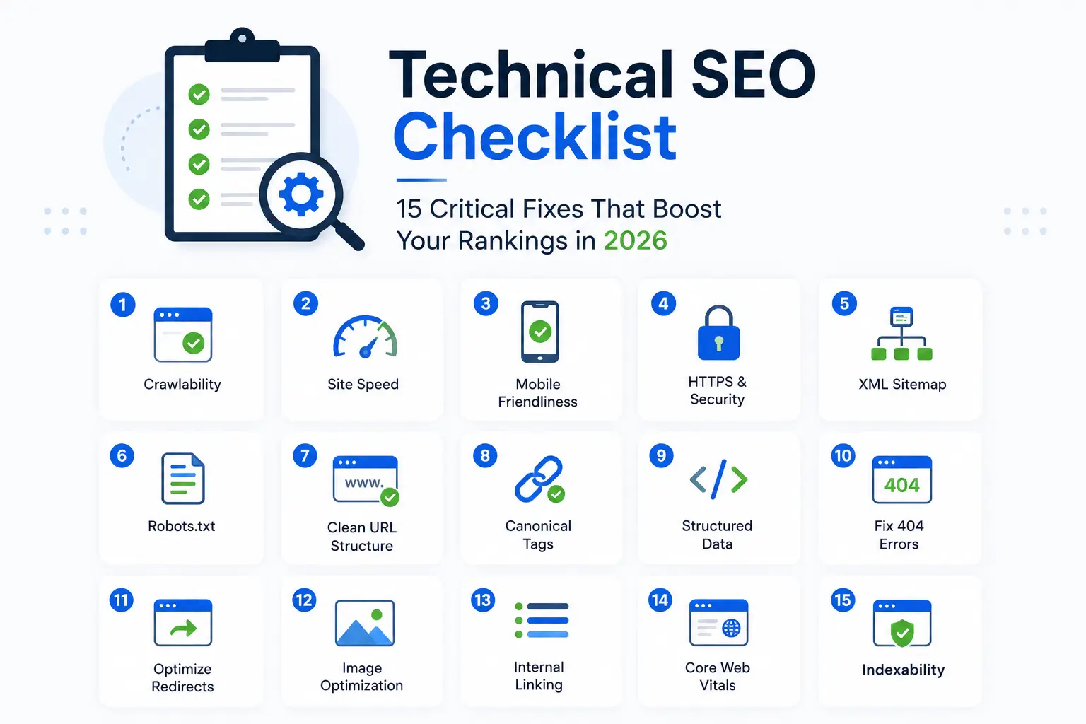 Technical SEO Checklist: 15 Critical Fixes That Boost Your Rankings in 2026